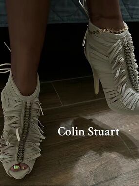 🔥RARE🔥Collin Stewart Genuine Leather Booties-Brand New With Original Box